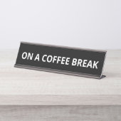 コーヒーを飲み干して デスクネームプレート (正面)