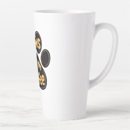 コーヒーを飲み干す カフェラテマグ