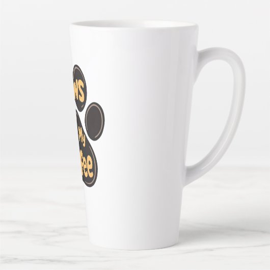 コーヒーを飲み干す カフェラテマグ (右)