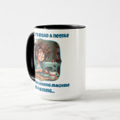 コーヒーを飲み過ぎてるのは知もしってる… マグカップ (正面左)