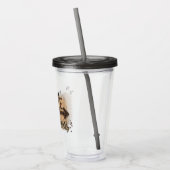 コーヒーを飲み過ぎるアルコールの仕事 アクリルタンブラー (左)