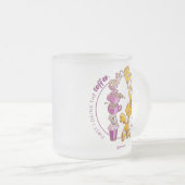 コーヒーを飲み、物事を行う フロストグラスマグカップ (正面右)