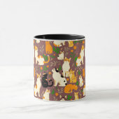 コーヒーを飲むかわいい猫たち|過去記事 マグカップ (中央)