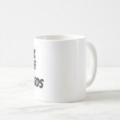 コーヒーを飲むか、悪い言葉をマグピーおもしろいマグと言う コーヒーマグカップ (正面右)