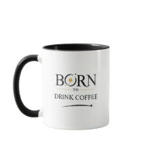コーヒーを飲むために生まれてきた - マグカップの名入れ