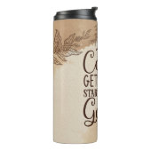 コーヒーを飲むとイエス保様が行く タンブラー (回転左)