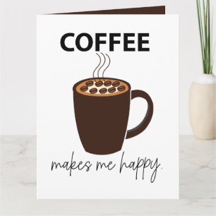 コーヒーを飲むとコーヒーが出る カード