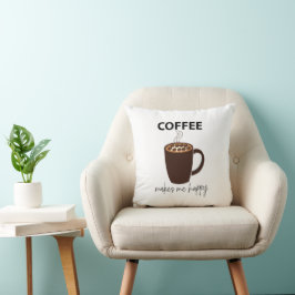 コーヒーを飲むとコーヒーが出る クッション