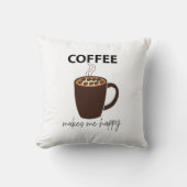 コーヒーを飲むとコーヒーが出る クッション (正面)