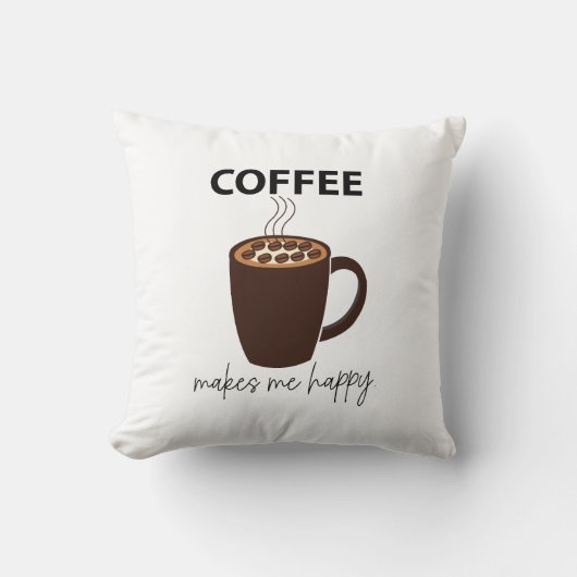 コーヒーを飲むとコーヒーが出る クッション (正面)