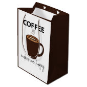 コーヒーを飲むとコーヒーが出る ミディアムペーパーバッグ (裏面アングル)