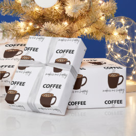 コーヒーを飲むとコーヒーが出る ラッピングペーパー