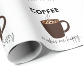 コーヒーを飲むとコーヒーが出る ラッピングペーパー (ロールコーナー)