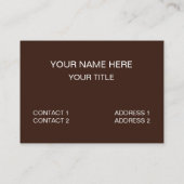 コーヒーを飲むとコーヒーが出る 名刺 (裏面)