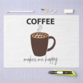 コーヒーを飲むとコーヒーが出る 薄葉紙 (クラフト)