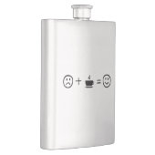 コーヒーを飲むと幸せ フラスク (右)