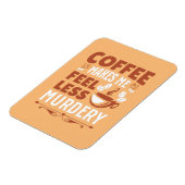 コーヒーを飲むと殺伐が減る マグネット (左側)