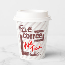 コーヒーを飲むと自由な気分で一杯になる 紙コップ