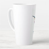 コーヒーを飲むのはラテが好きだ カフェラテマグ (左アングル)