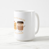 コーヒーを飲むまでは落ち着かない コーヒーマグカップ (正面右)