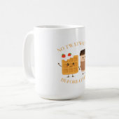コーヒーを飲むまでは落ち着かない コーヒーマグカップ (正面左)