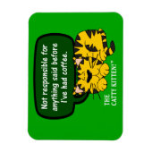 コーヒーを飲むまで話しかけるな マグネット (縦)