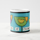 コーヒーを飲むようなユーモアではない ジャンボコーヒーマグカップ (正面)