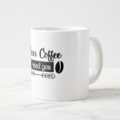 コーヒーを飲むんだ！ ジャンボコーヒーマグカップ (正面右)