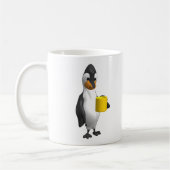 コーヒーを飲むペンギン コーヒーマグカップ (左)