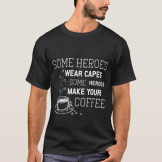 コーヒーを飲む人 カフェイン 朝のコーヒー おもしろギフト メンズ Tシャツ