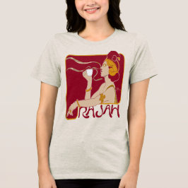 コーヒーを飲む人 カフェ・ラジャ アンリ・ムニエ 1897 トライブレンドＴシャツ