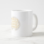 コーヒーを飲む人 ジャンボコーヒーマグカップ (正面右)