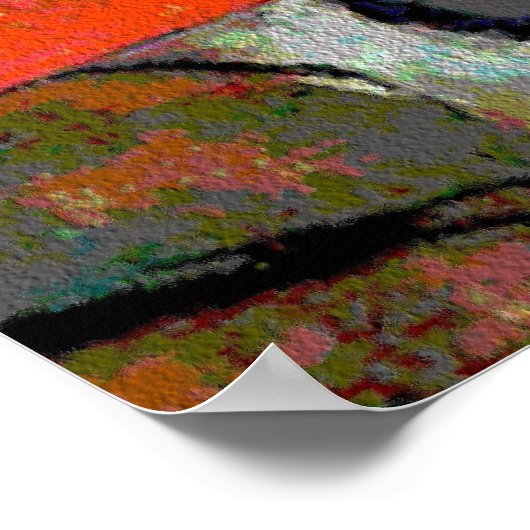 コーヒーを飲む人 ポスター (角)