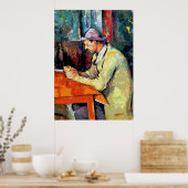 コーヒーを飲む人 ポスター (キッチン)