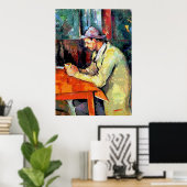 コーヒーを飲む人 ポスター (ホームオフィス)