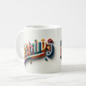 コーヒーを飲む人/Friends/Mug/Love コーヒーマグカップ (正面左)