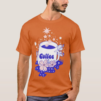 コーヒーを飲む人 Tシャツ