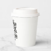 コーヒーを飲む前に口答えしない。 紙コップ (左)