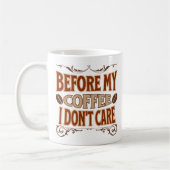 コーヒーを飲む前に気には コーヒーマグカップ (左)