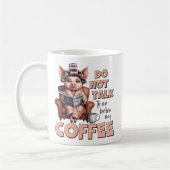 コーヒーを飲む前に話しかけるな コーヒーマグカップ (左)