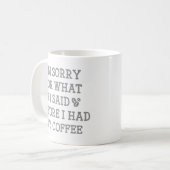 コーヒーを飲む前に コーヒーマグカップ (正面左)