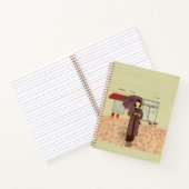 コーヒーを飲む女性 ノートブック (内部)