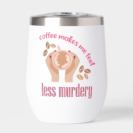 コーヒーを飲む感じと引用文が減るおもしろい (正面)