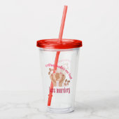 コーヒーを飲む感じと引用文が減るおもしろい アクリルタンブラー (裏面)