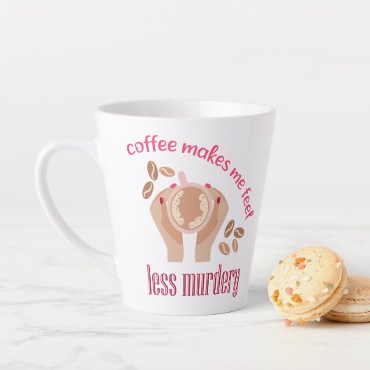 コーヒーを飲む感じと引用文が減るおもしろい カフェラテマグ (インサイチュ)
