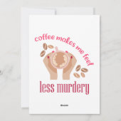 コーヒーを飲む感じと引用文が減るおもしろい シーズンカード (裏面)