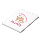 コーヒーを飲む感じと引用文が減るおもしろい ノートパッド (回転)