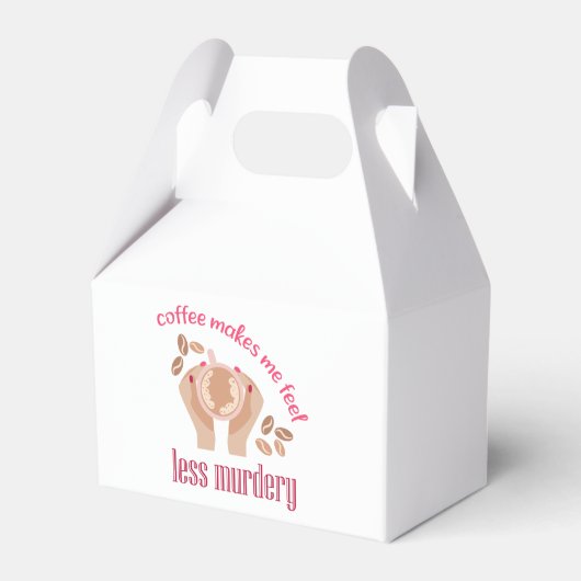 コーヒーを飲む感じと引用文が減るおもしろい フェイバーボックス (正面サイド)