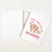 コーヒーを飲む感じと引用文が減るおもしろい プランナー手帳 (ディスプレー)