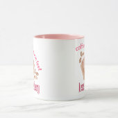 コーヒーを飲む感じと引用文が減るおもしろい マグカップ (中央)